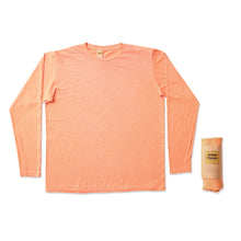 Load image into Gallery viewer, Rolled Long sleeve Crew neck Tee / Apricot