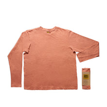 Load image into Gallery viewer, Rolled Long sleeve Crew neck Tee / Copper