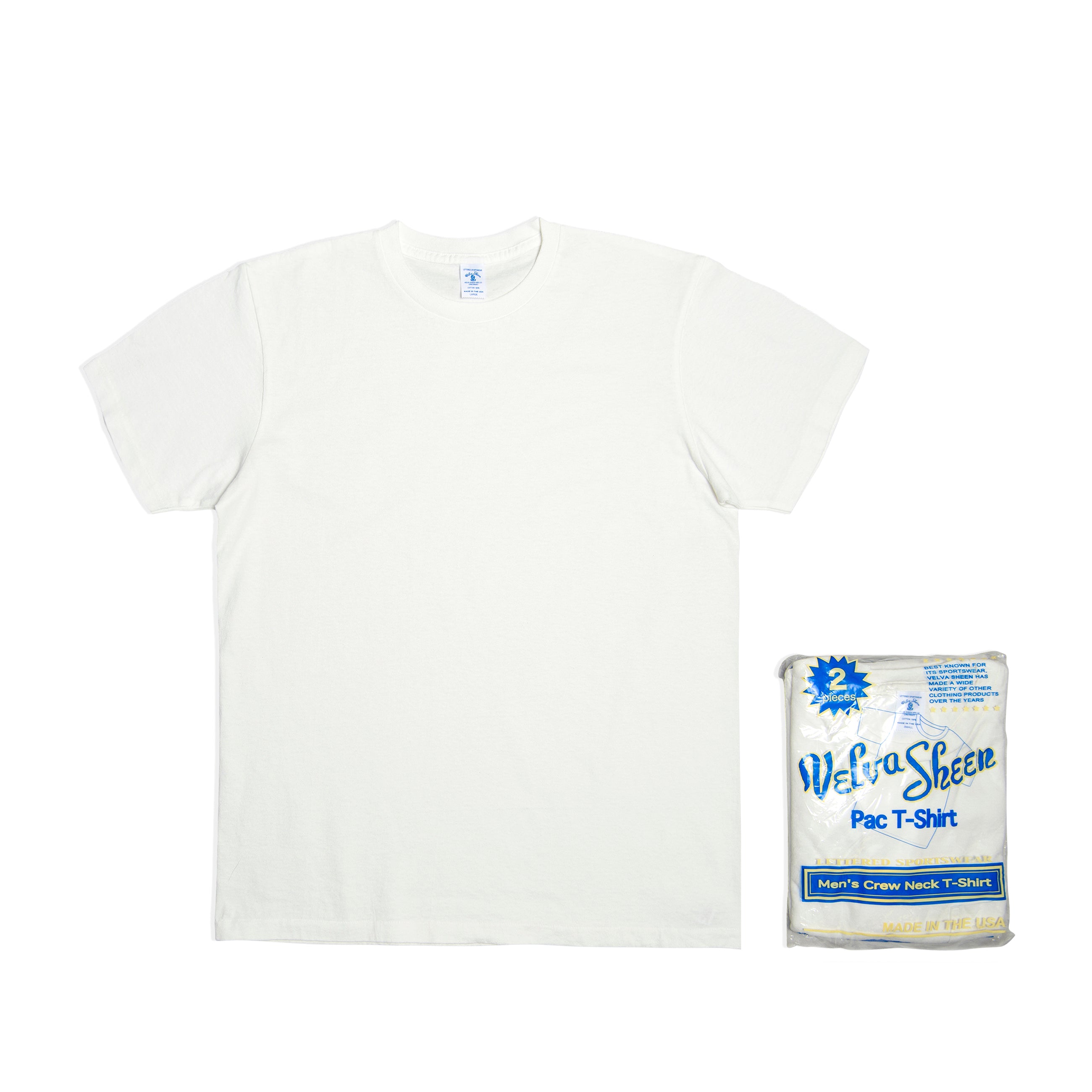 Velva Sheen 2-Pack Short Sleeve Crew Tee