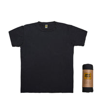 Load image into Gallery viewer, Rolled Short sleeve Crew neck Tee / Black