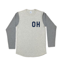 Load image into Gallery viewer, 2 Tone Set-in L/S BB Tee / H.Grey/Oatmeal(OH)
