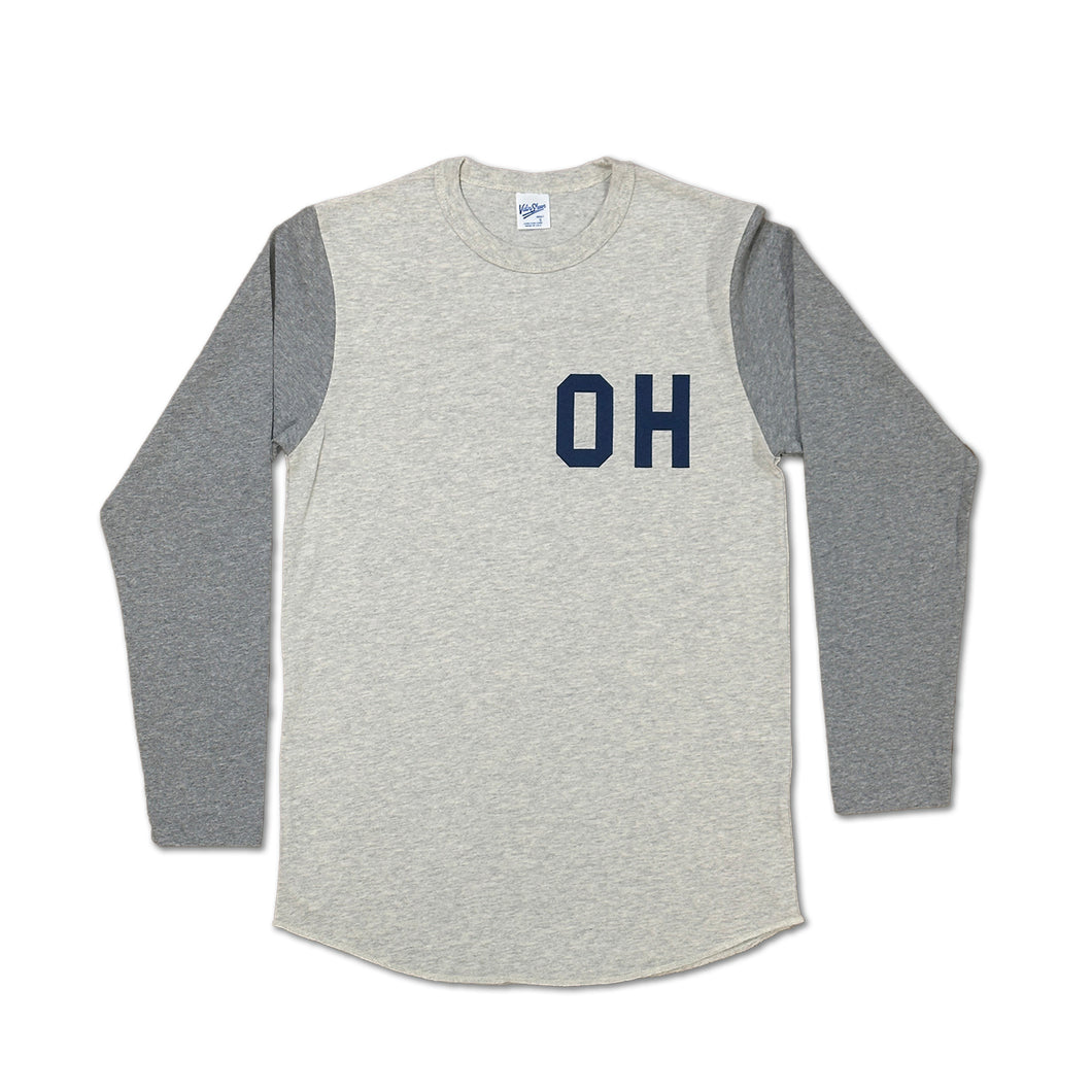 2 Tone Set-in L/S BB Tee / H.Grey/Oatmeal(OH)