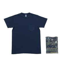 Load image into Gallery viewer, Pigment 2 Pac Short sleeve Crew neck Tee w/pocket / Navy_Navy
