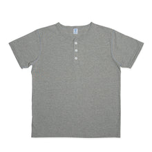 Load image into Gallery viewer, S/S Henley Tee / H.Grey
