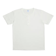 Load image into Gallery viewer, S/S Henley Tee / White
