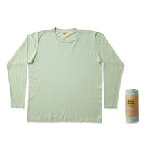 Load image into Gallery viewer, Rolled Long sleeve Crew neck Tee / Nephrite
