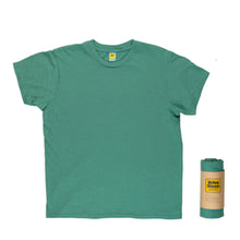 Load image into Gallery viewer, Rolled Short sleeve Crew neck Tee / Foggy Green
