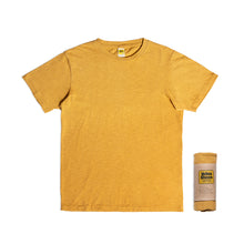 Load image into Gallery viewer, Rolled Short sleeve Crew neck Tee / Mustard
