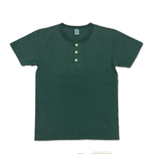 Load image into Gallery viewer, Pigment S/S Henley Tee / Green
