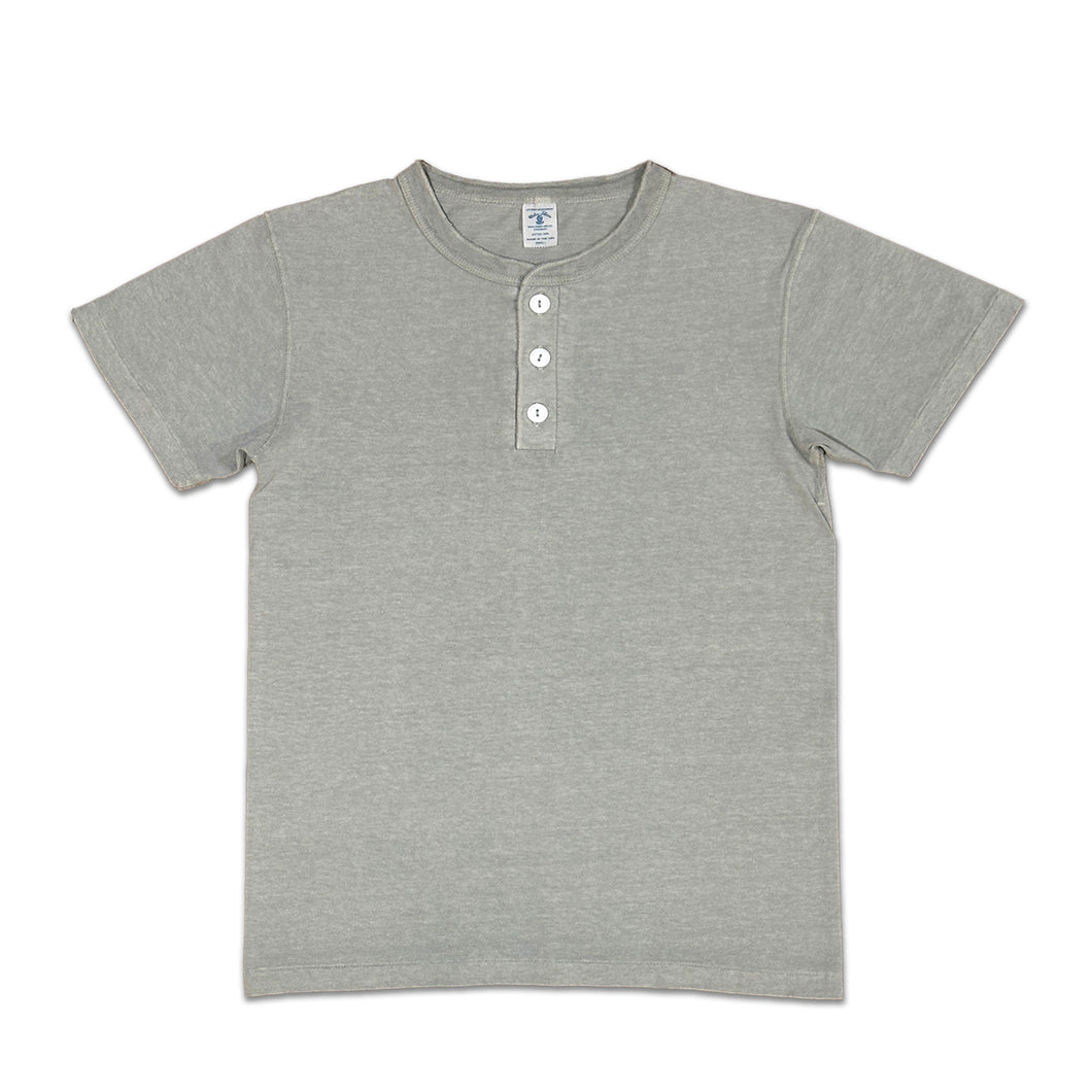 Pigment S/S Henley Tee / Grey