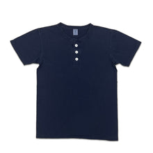 Load image into Gallery viewer, Pigment S/S Henley Tee / Navy
