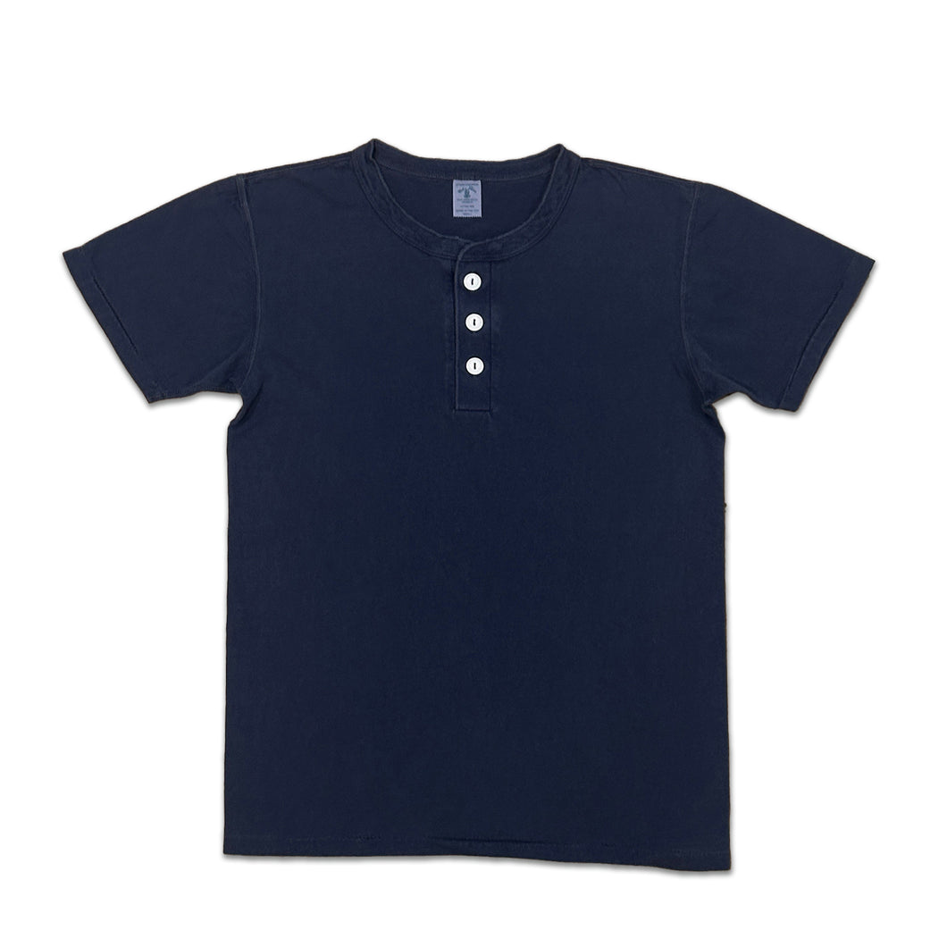 Pigment S/S Henley Tee / Navy