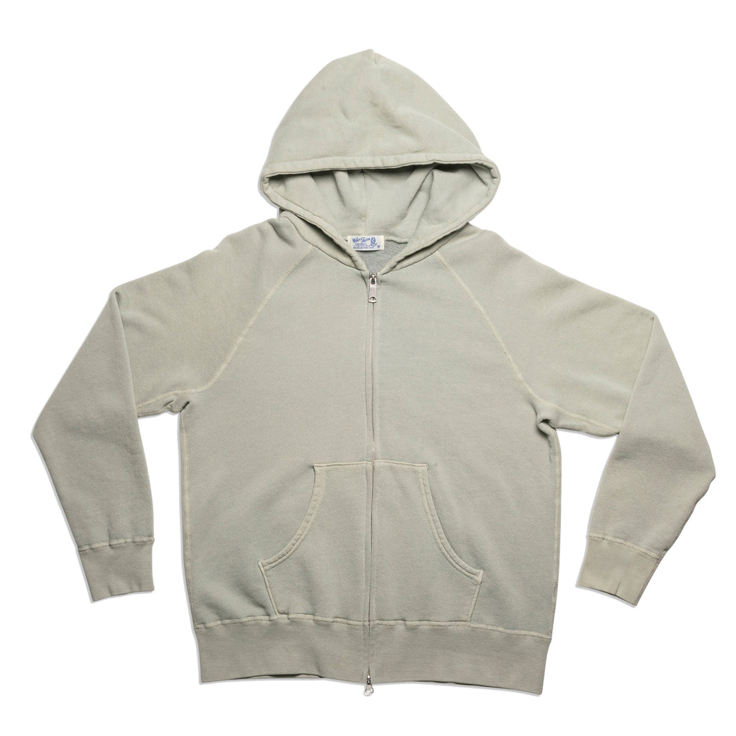 Pigment Hooded W-Zip Sweat / Grey