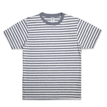 Load image into Gallery viewer, Narrow Stripe S/S C/N Tee / White/H.Grey
