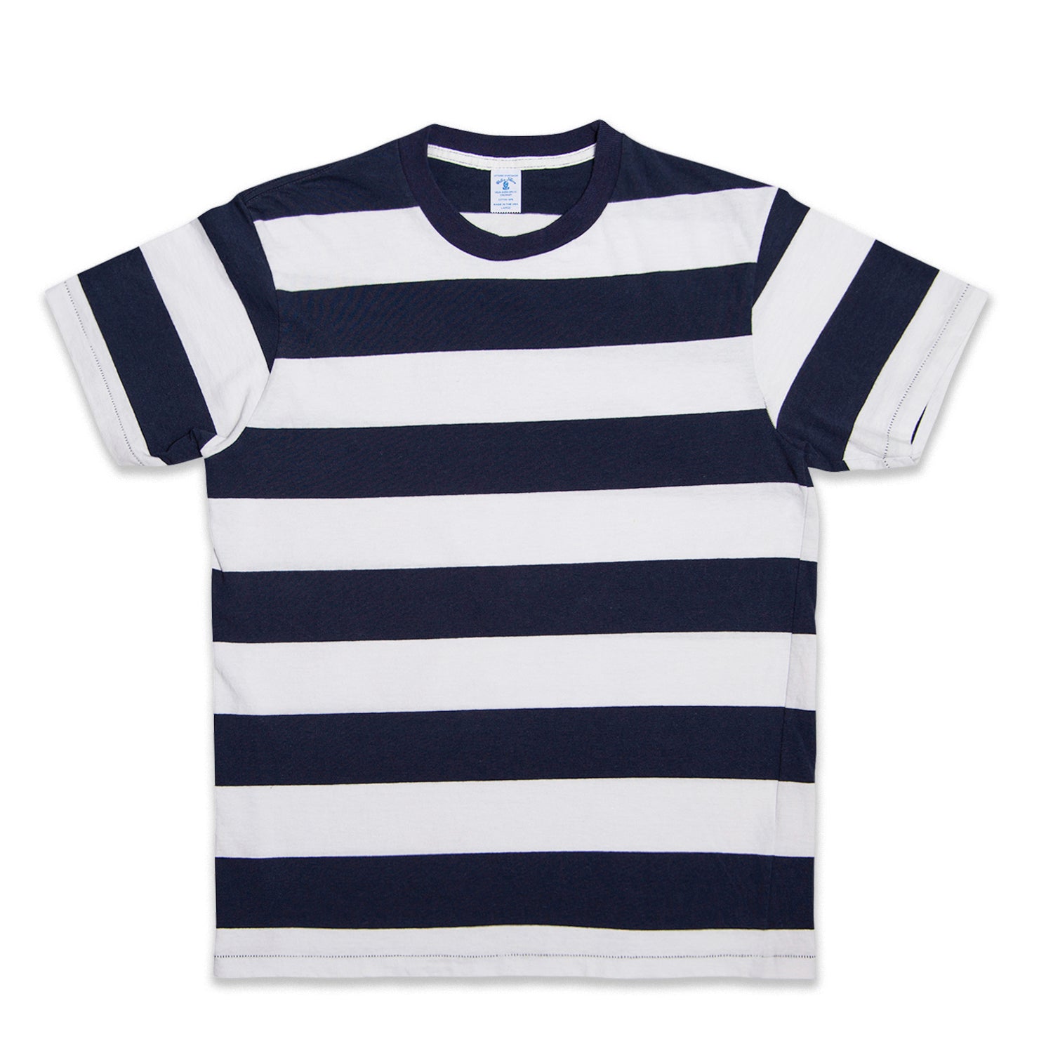 Wide Stripe S/S C/N Tees – VELVA SHEEN