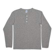 Load image into Gallery viewer, L/S Henley Tee / H.Grey
