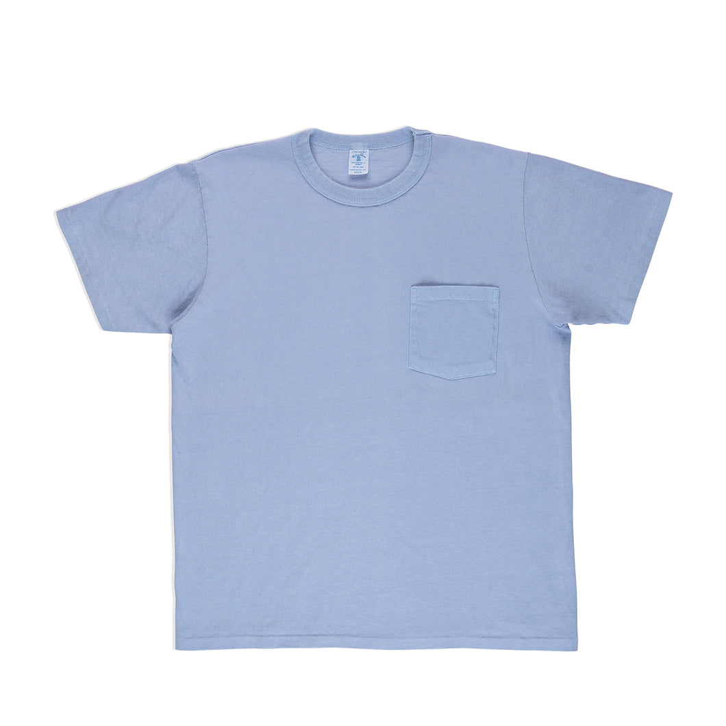 Pigment S/S C/N Tee w/PKT / Foggy Blue
