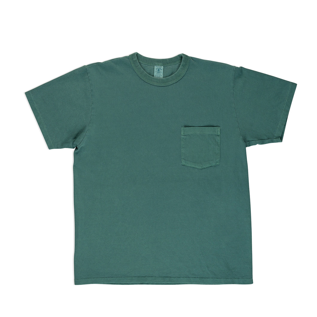 Pigment S/S C/N Tee w/PKT / Foggy Green