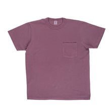 Load image into Gallery viewer, Pigment S/S C/N Tee w/PKT / Plum
