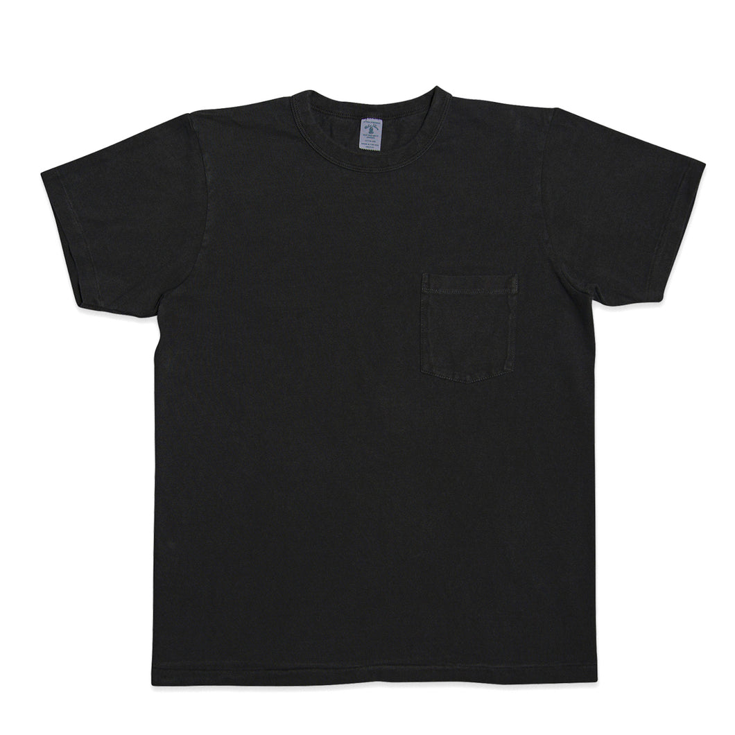 Pigment S/S C/N Tee w/PKT / Black