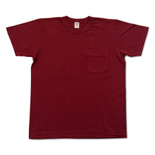 Load image into Gallery viewer, Pigment S/S C/N Tee w/PKT / Burgundy
