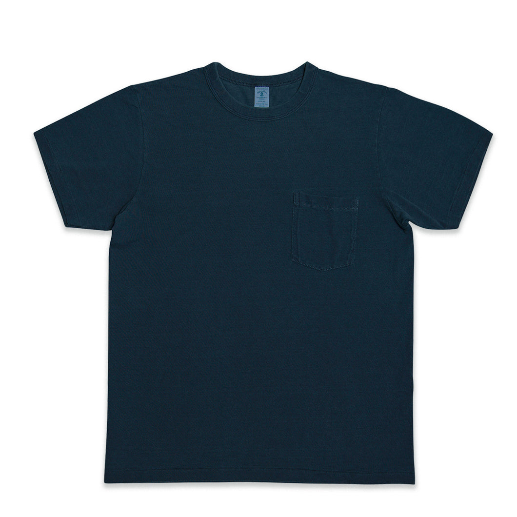 Pigment S/S C/N Tee w/PKT / Navy