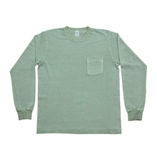 Load image into Gallery viewer, Pigment L/S Tee w/PKT / Sage
