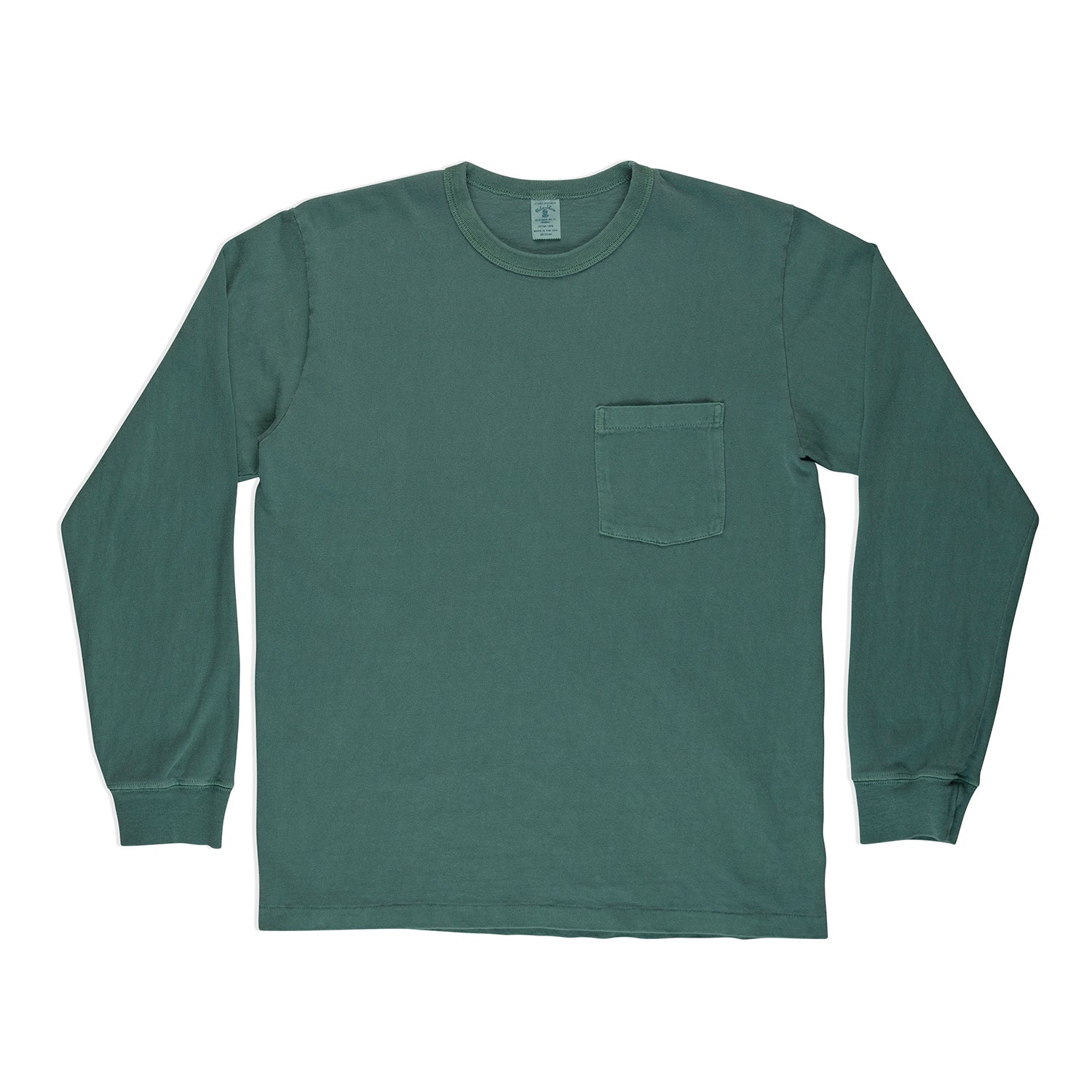 Pigment L/S Tee w/PKT – VELVA SHEEN