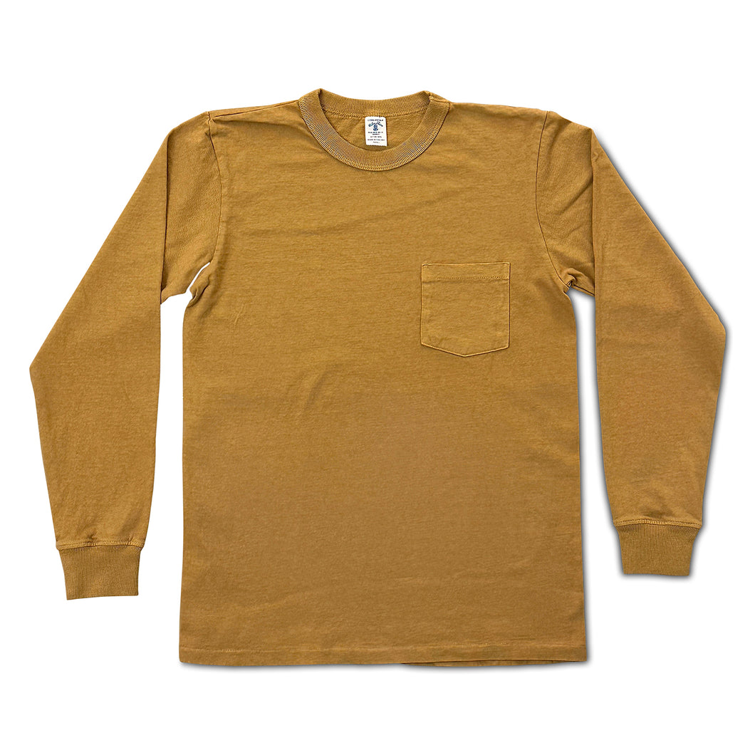 Pigment L/S Tee w/PKT / Mustard