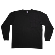 Load image into Gallery viewer, Pigment L/S Tee w/PKT / Black
