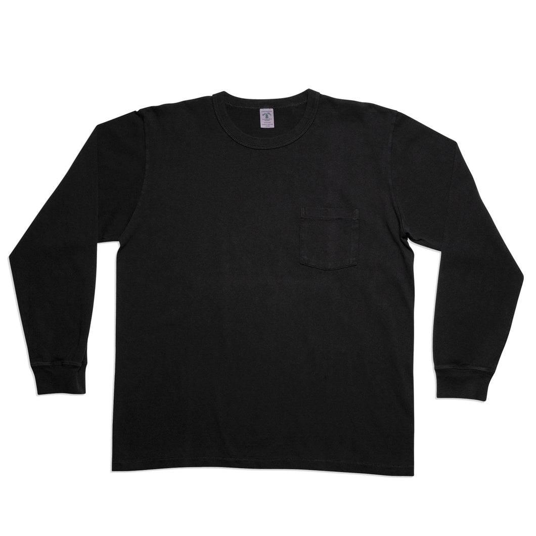 Pigment L/S Tee w/PKT / Black