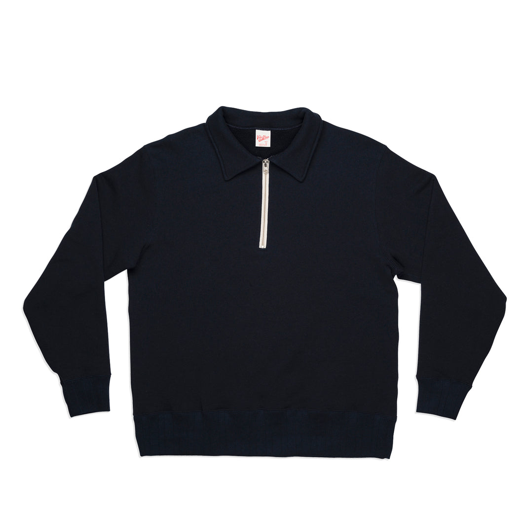 Loopwheeler Half-zip Sweat / Navy