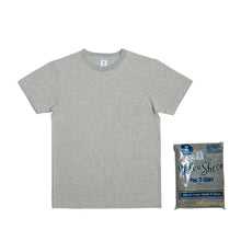 Load image into Gallery viewer, Short sleeve Crew neck Tee w/pocket (2 Shirts Pac) / H.Grey
