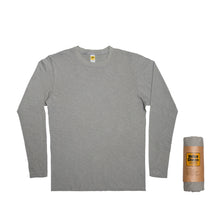 Load image into Gallery viewer, Rolled Long sleeve Crew neck Tee / Grey
