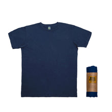 Load image into Gallery viewer, Rolled Short sleeve Crew neck Tee / Navy
